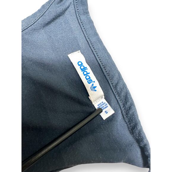 Adidas Dark Gray Striped Racerback Tank Top Size Small - Picture 4 of 7